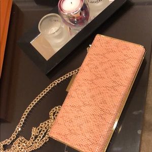 White House Black Market, Pink Snake Clutch